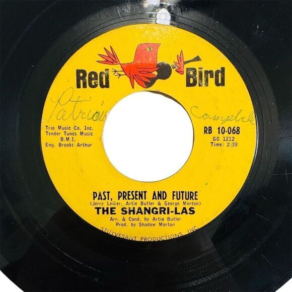 The Shangri-Las 7" 45 RPM Vinyl Single Past, Present and Future RB 10-068 - Picture 2 of 10